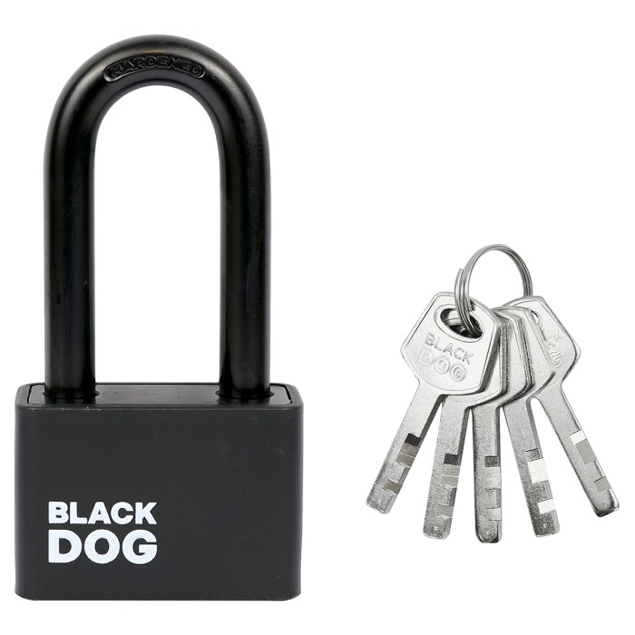 ocelový visací zámek RV.BLACKDOG.50.PL